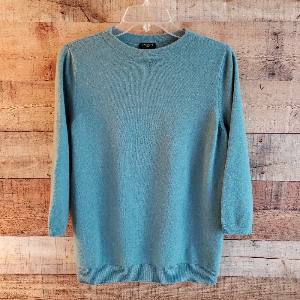 PURE CASHMERE SWEATER BY TALBOTS